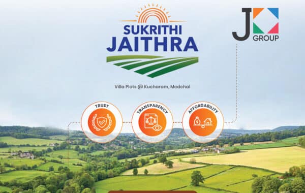 Sukrithi Jaithra_New Logo Open Plots in Medchal